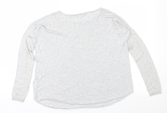 H&M Womens Grey   Pullover Jumper Size M