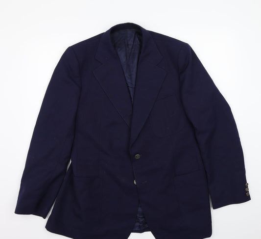 Preworn Mens Blue   Jacket Suit Jacket