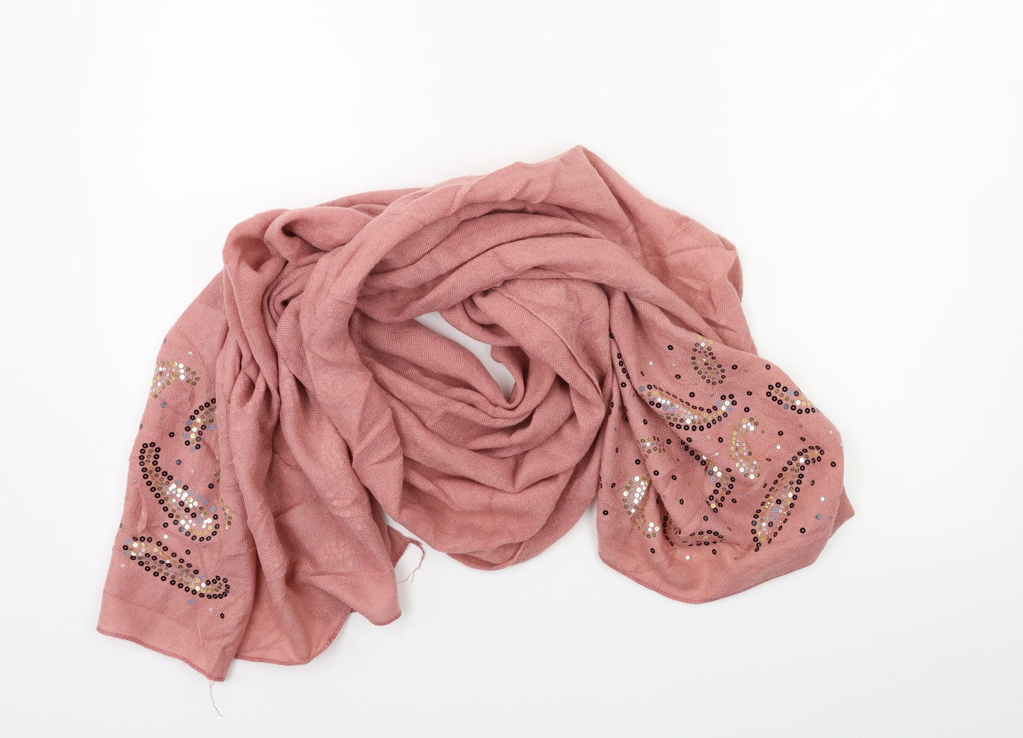 Preworn Womens Pink    Scarf