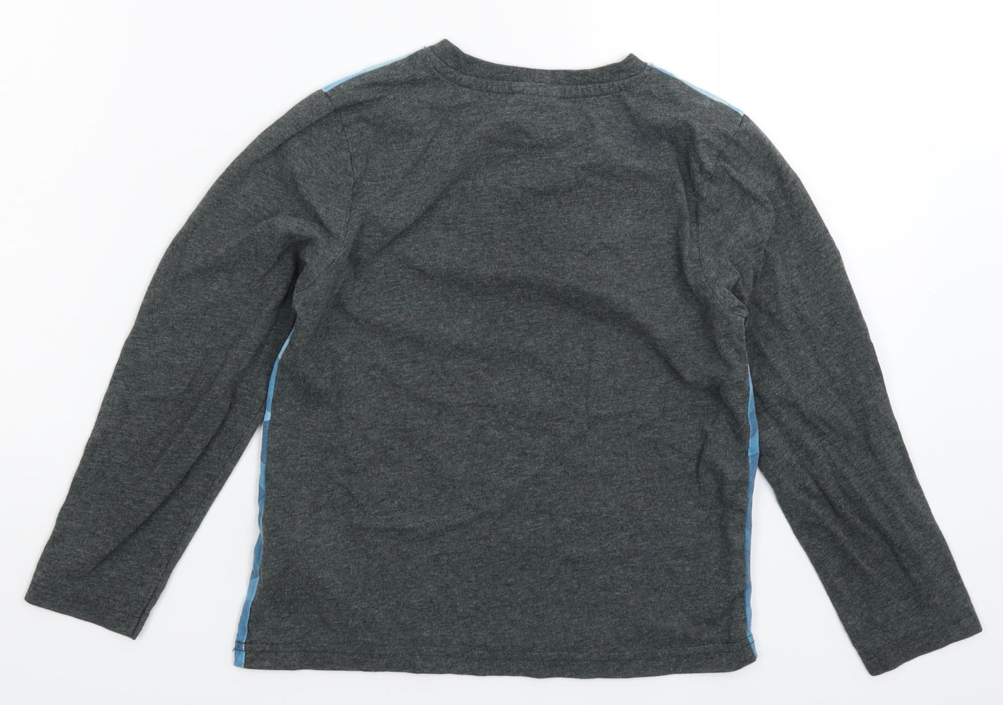 George Boys Grey   Basic T-Shirt Size 6-7 Years