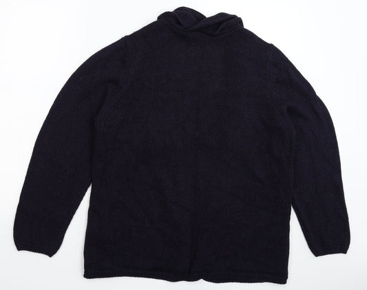Per Una Womens Purple  Knit Pullover Jumper Size 14