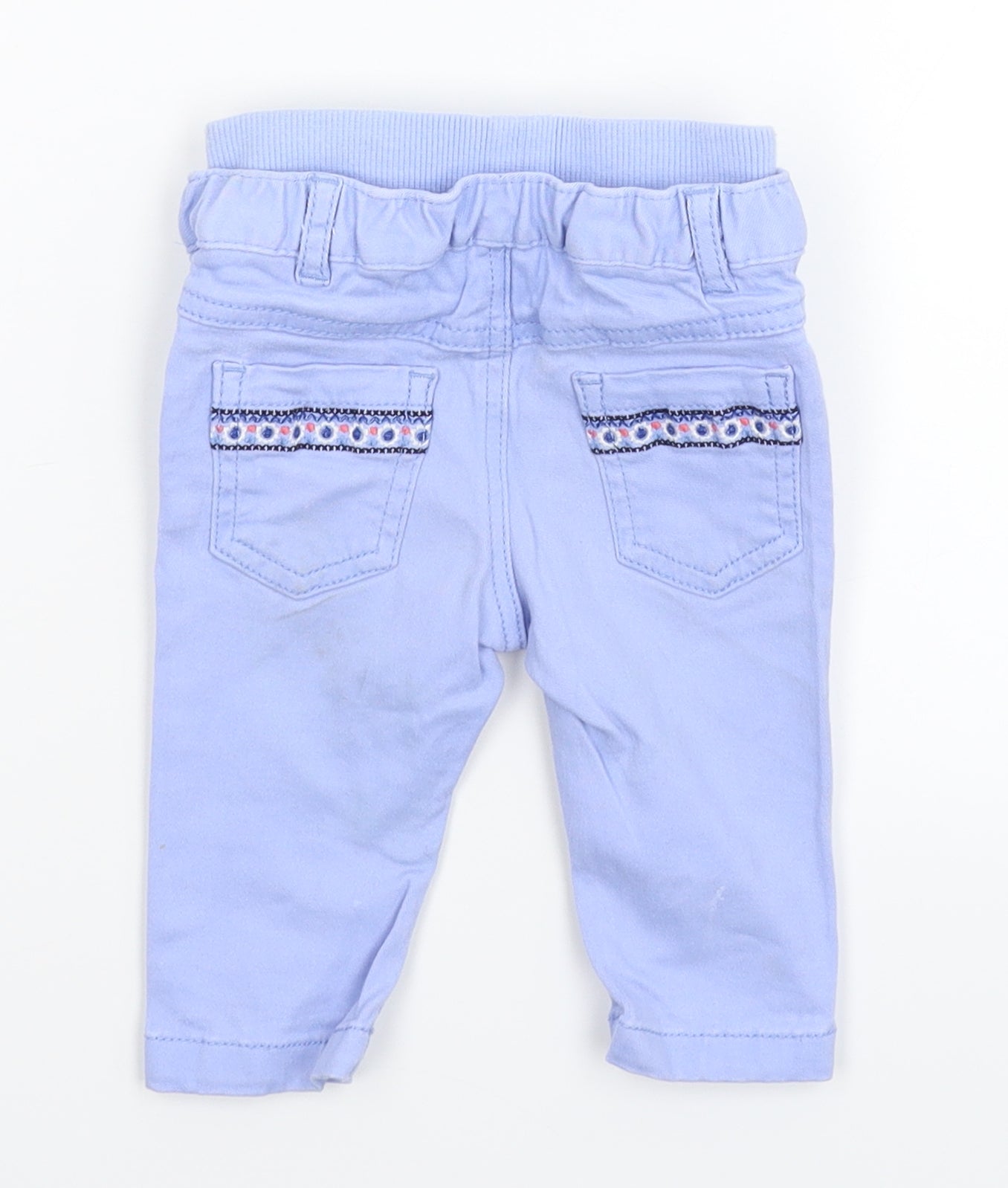 Marks and Spencer Baby Blue  Denim Capri Jeans Size 3-6 Months