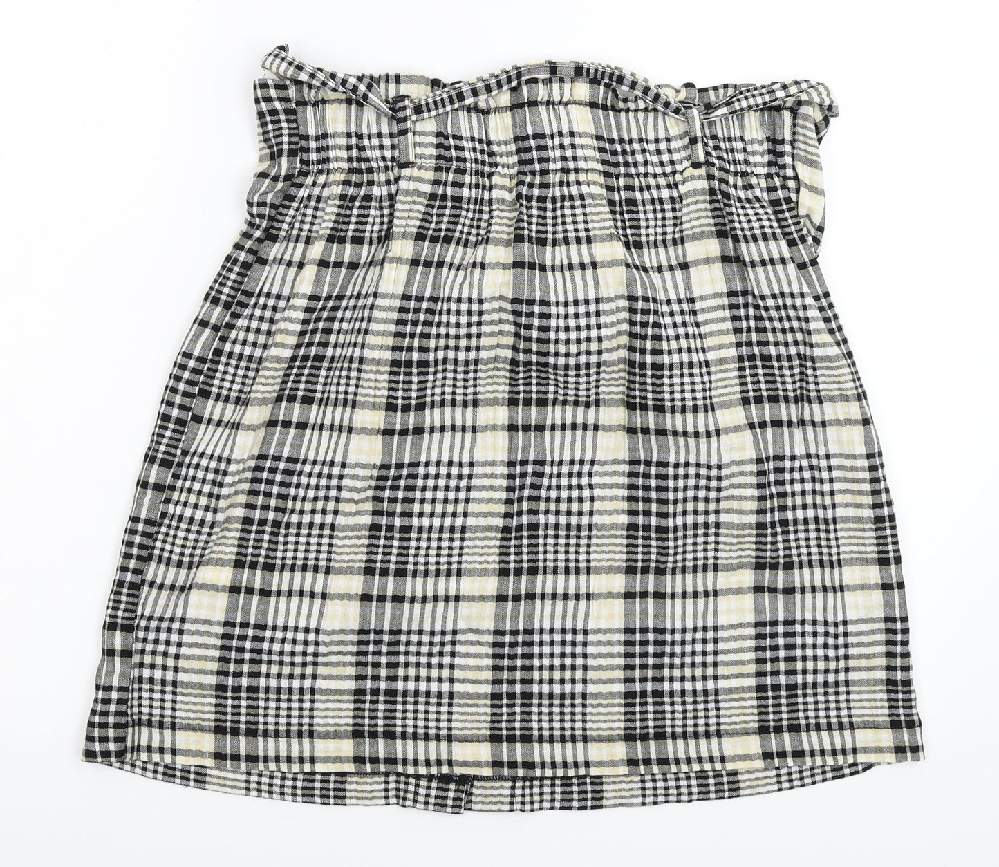 New Look Womens Multicoloured Check  Straight & Pencil Skirt Size 14