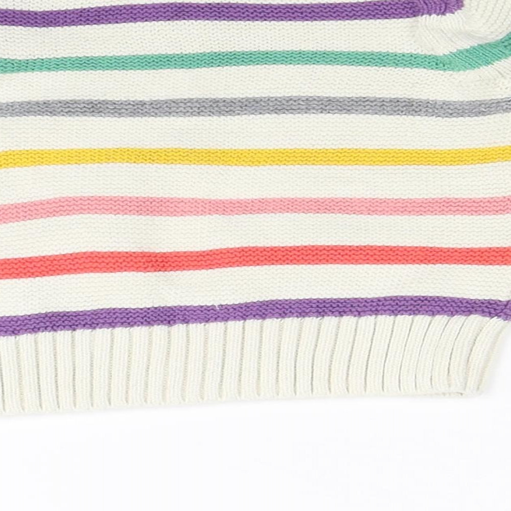 Gap Boys Beige Striped Knit Pullover Jumper Size 2 Years