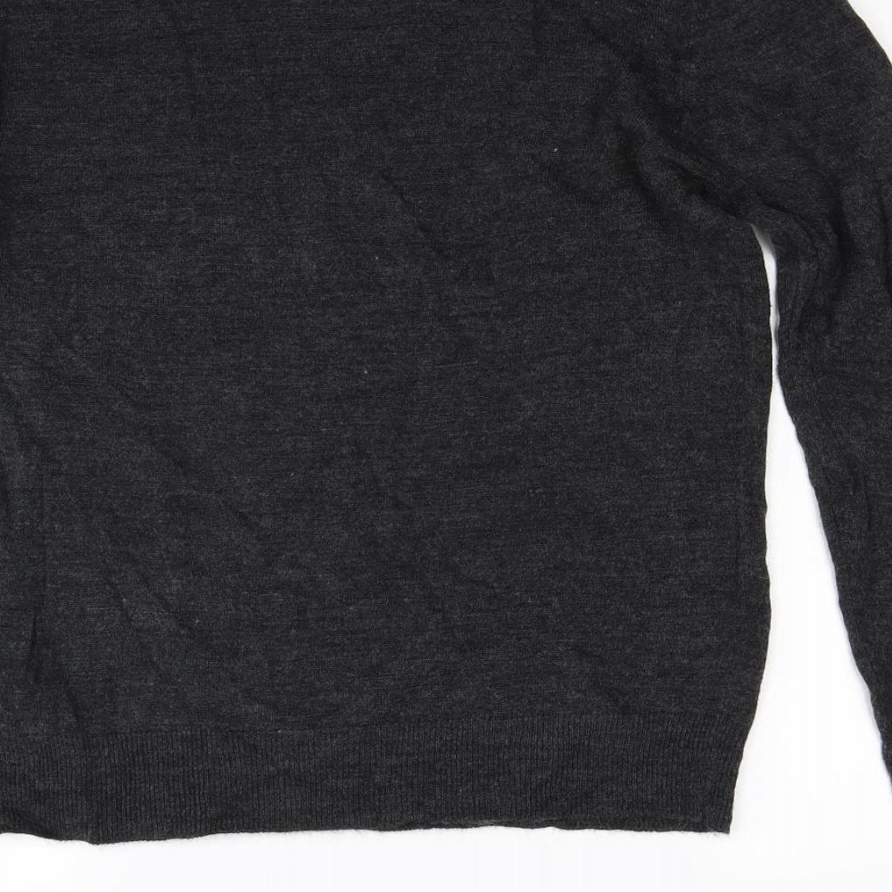 Ceader wood state Mens Grey  Knit Pullover Jumper Size M