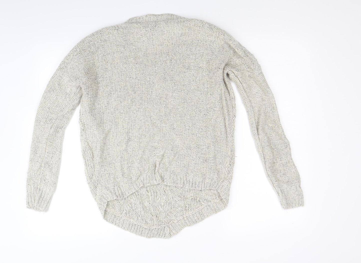 Warehouse Womens Beige  Knit Pullover Jumper Size 8
