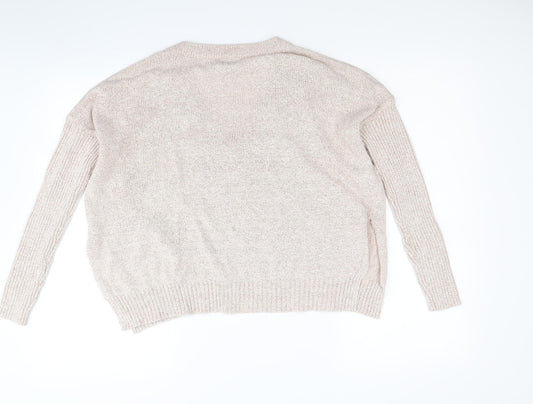 BDG Womens Brown  Knit Pullover Jumper Size S