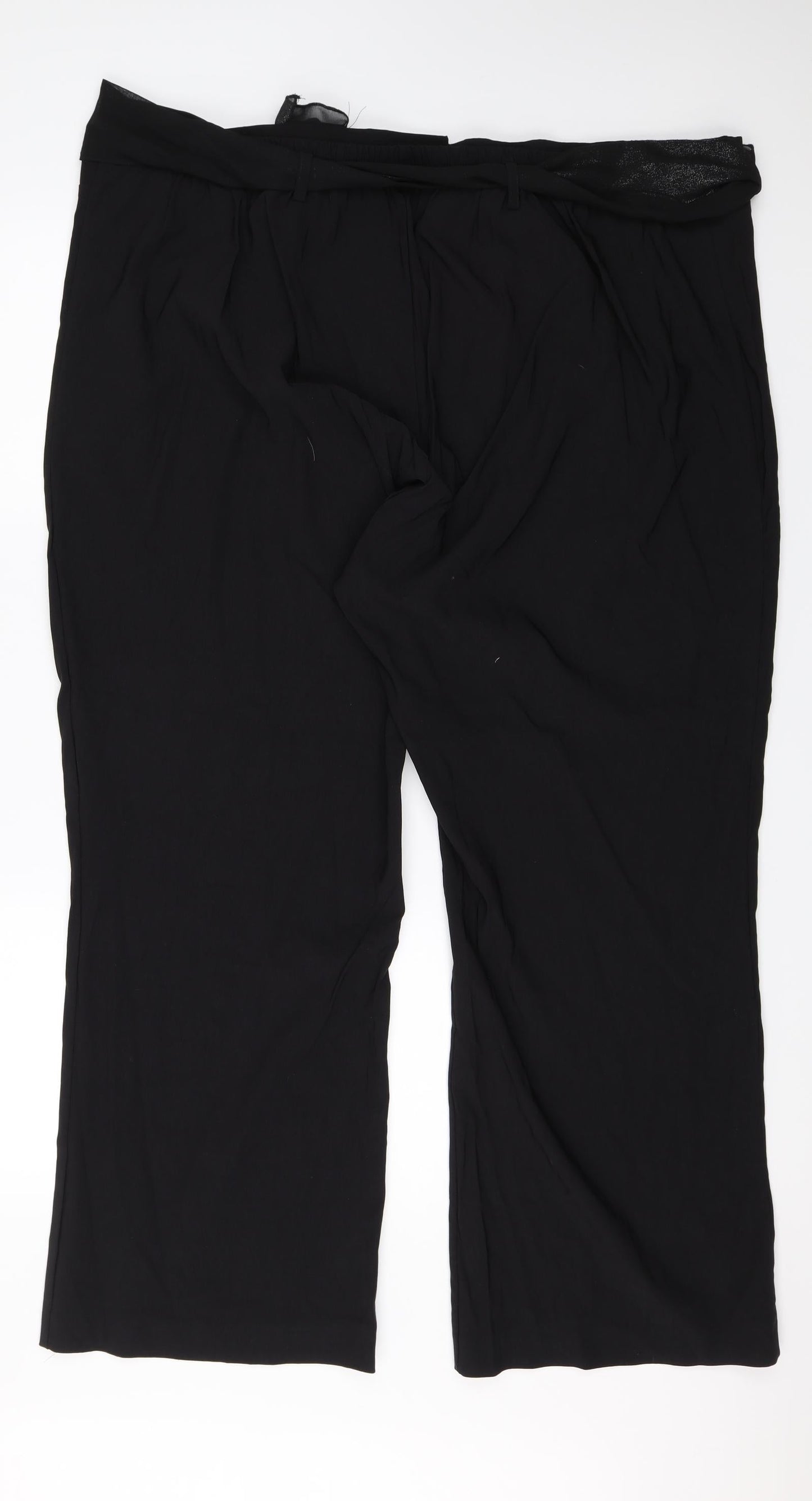 Preworn Womens Black   Trousers  Size 26 L27 in