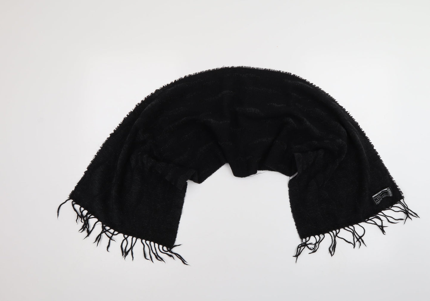 Preworn Unisex Black    Scarf