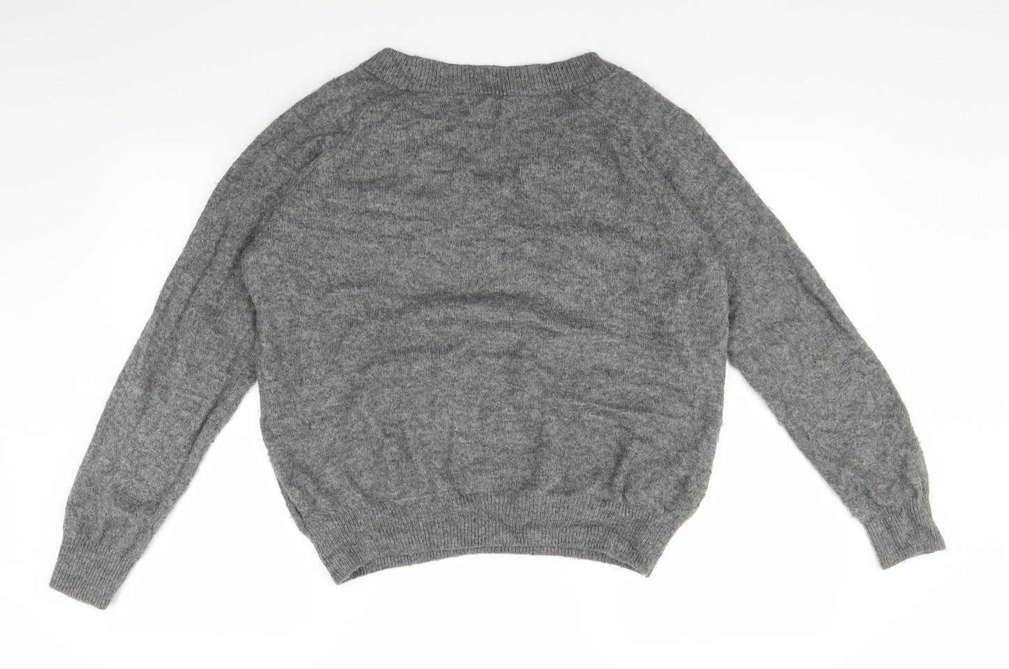 H&M Womens Grey   Pullover Jumper Size M