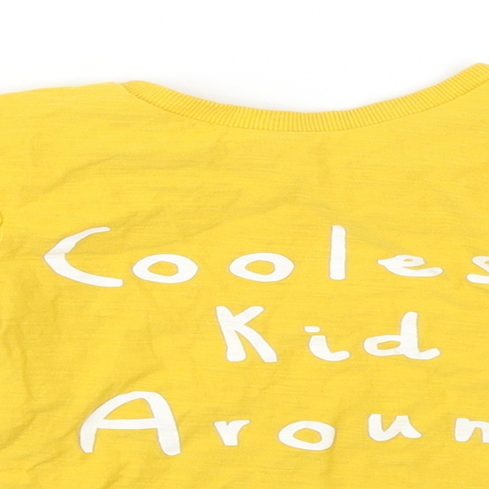 Matalan Baby Yellow   Basic T-Shirt Size 18-24 Months