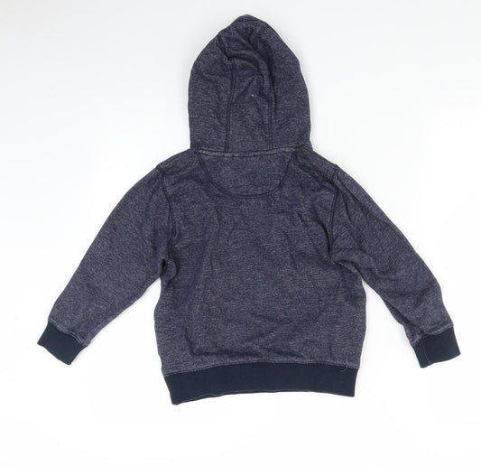 NEXT Boys Blue  Rayon Pullover Hoodie Size 6 Years