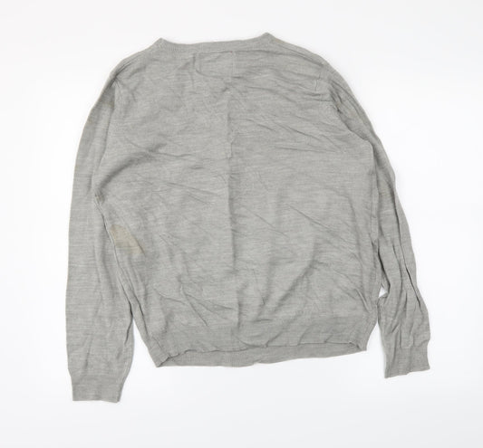AM London Womens Grey   Pullover Jumper Size M