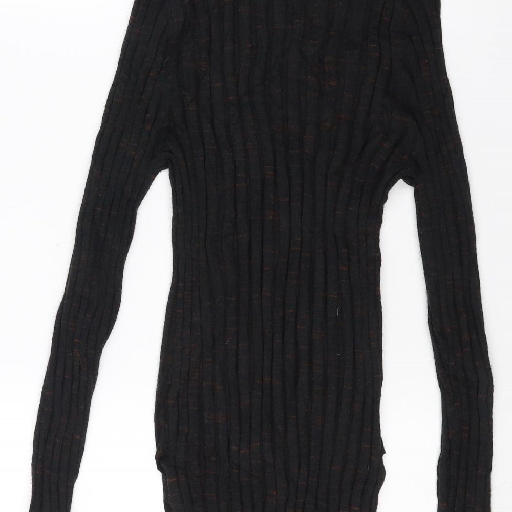Topshop Womens Brown   Basic T-Shirt Size M