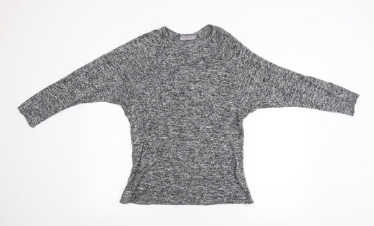 Legend Womens Grey  Knit Pullover Jumper Size M  - Batwing