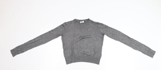 Spina Womens Grey  Knit Pullover Jumper Size XS