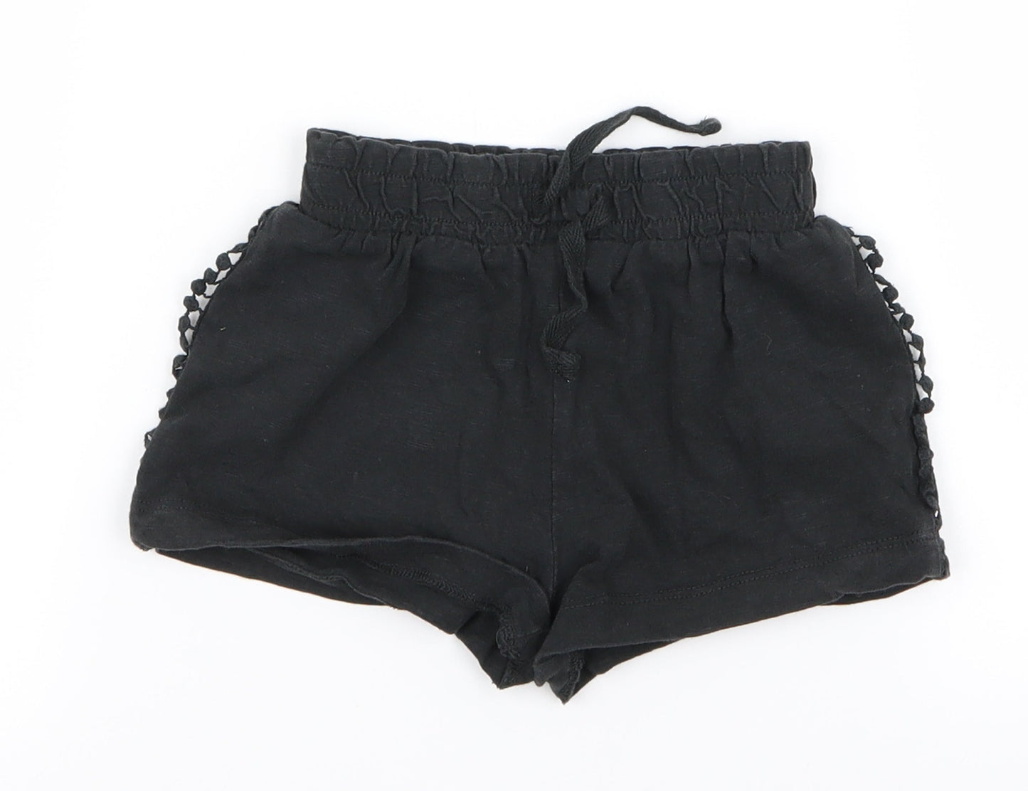TU Girls Black   Hot Pants Shorts Size 3 Years