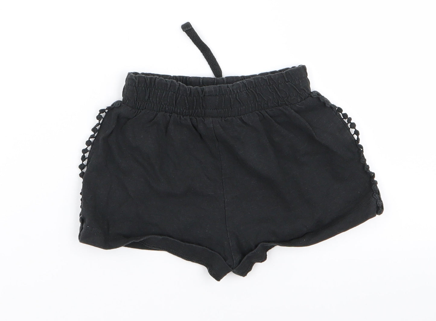 TU Girls Black   Hot Pants Shorts Size 3 Years