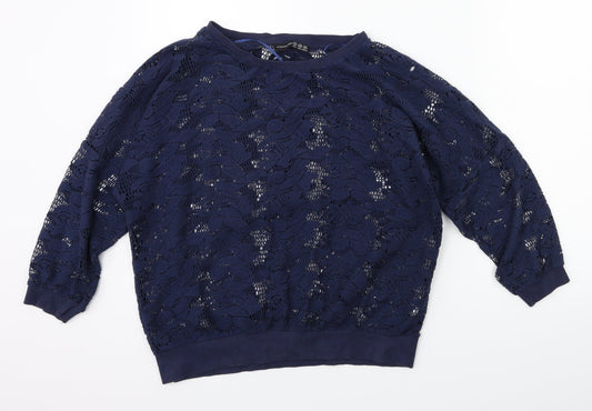 Atmoaphere Womens Blue   Pullover Jumper Size 12