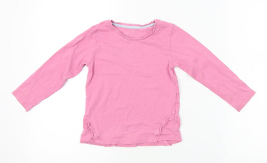 Matalan Girls Pink   Basic T-Shirt Size 3-4 Years