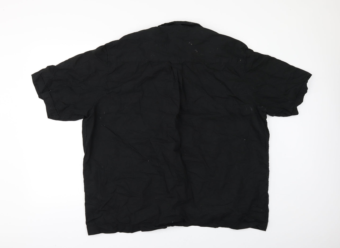 George Mens Black    Button-Up Size 2XL