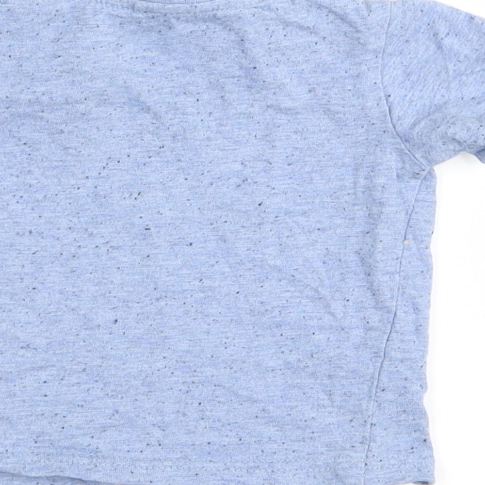 Asda George Boys Blue   Basic T-Shirt Size 3-6 Months