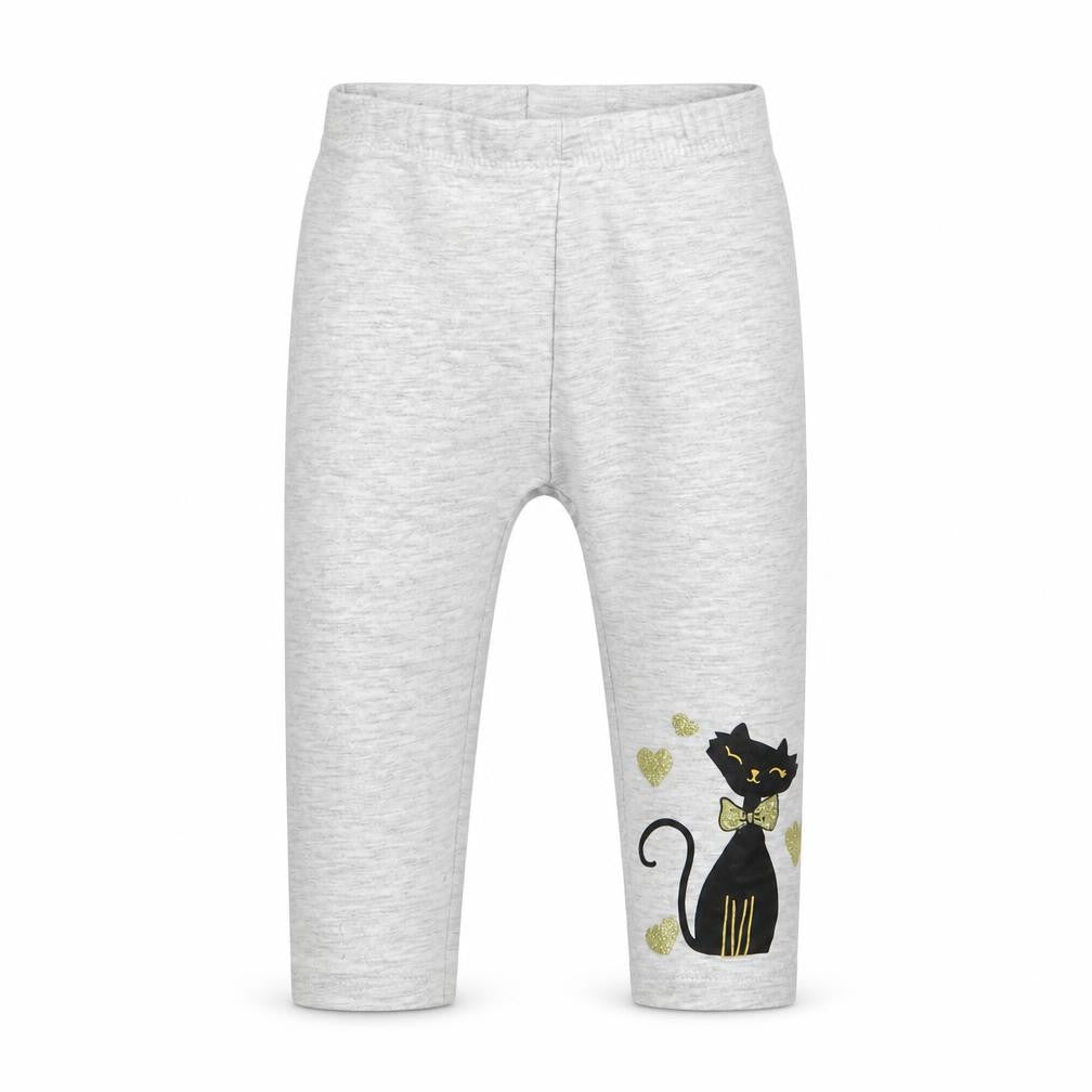 so cute Girls Grey   Jogger Leggings Size 9-12 Months  - LEGGINGS