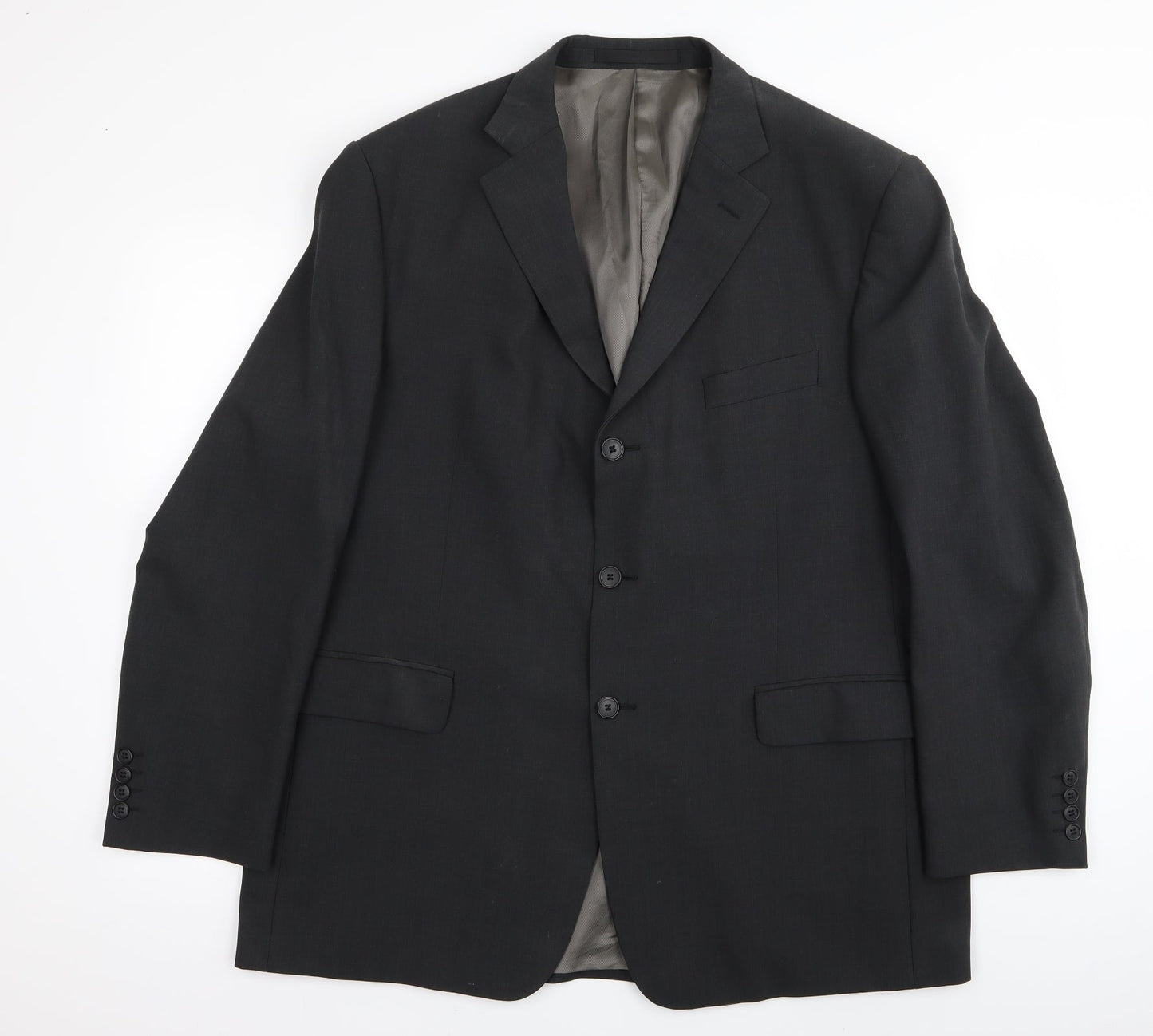 rival urban Mens Black   Jacket Blazer Size 42