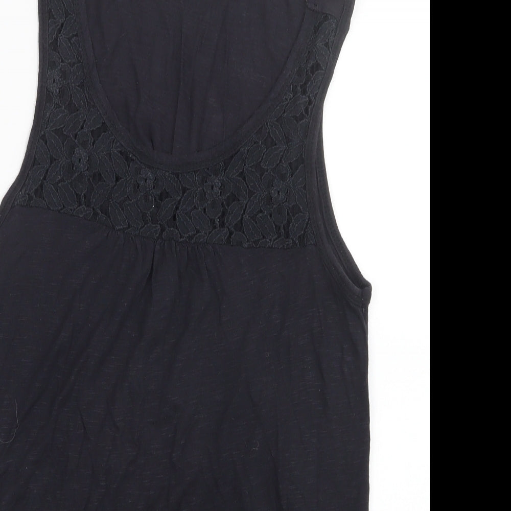 Dorothy Perkins Womens Black   Basic Tank Size 8