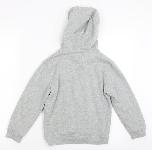 Rebel Boys Grey   Pullover Hoodie Size 7-8 Years