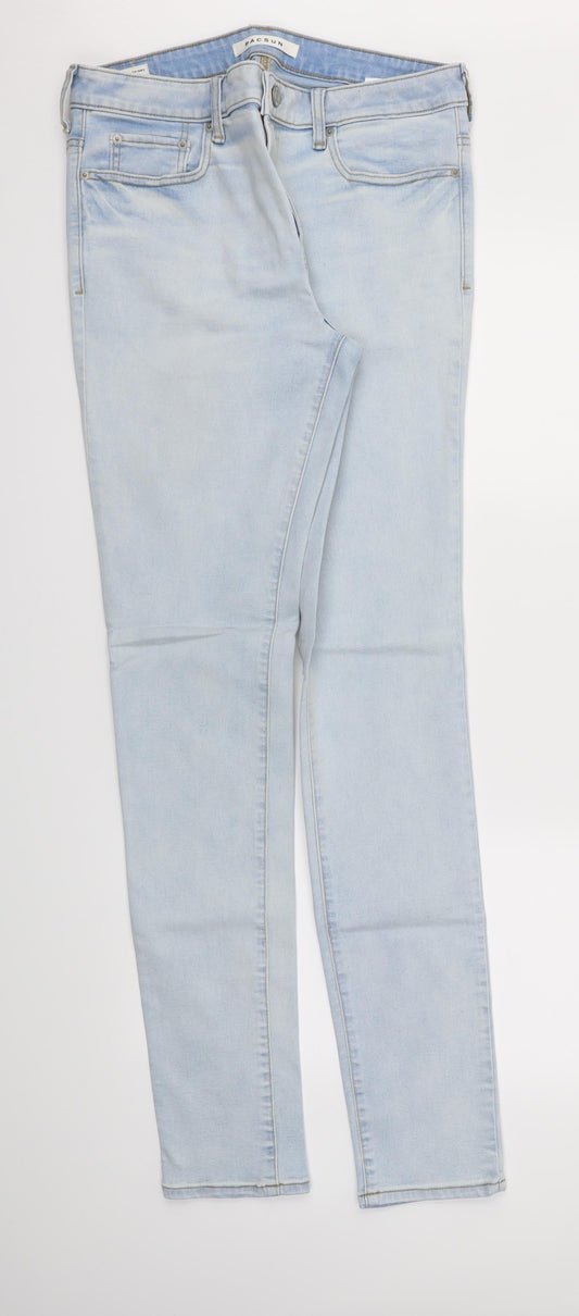 pacsun  Womens Blue   Skinny Jeans Size 32 L34 in
