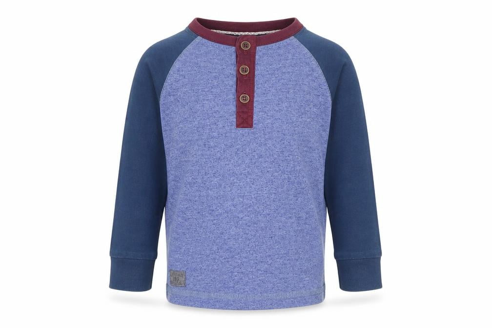 Next  Boys Blue Houndstooth  Basic T-Shirt Size 2 Years