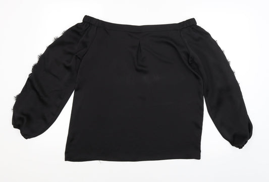 Dorothy Perkins Womens Black   Basic T-Shirt Size 12