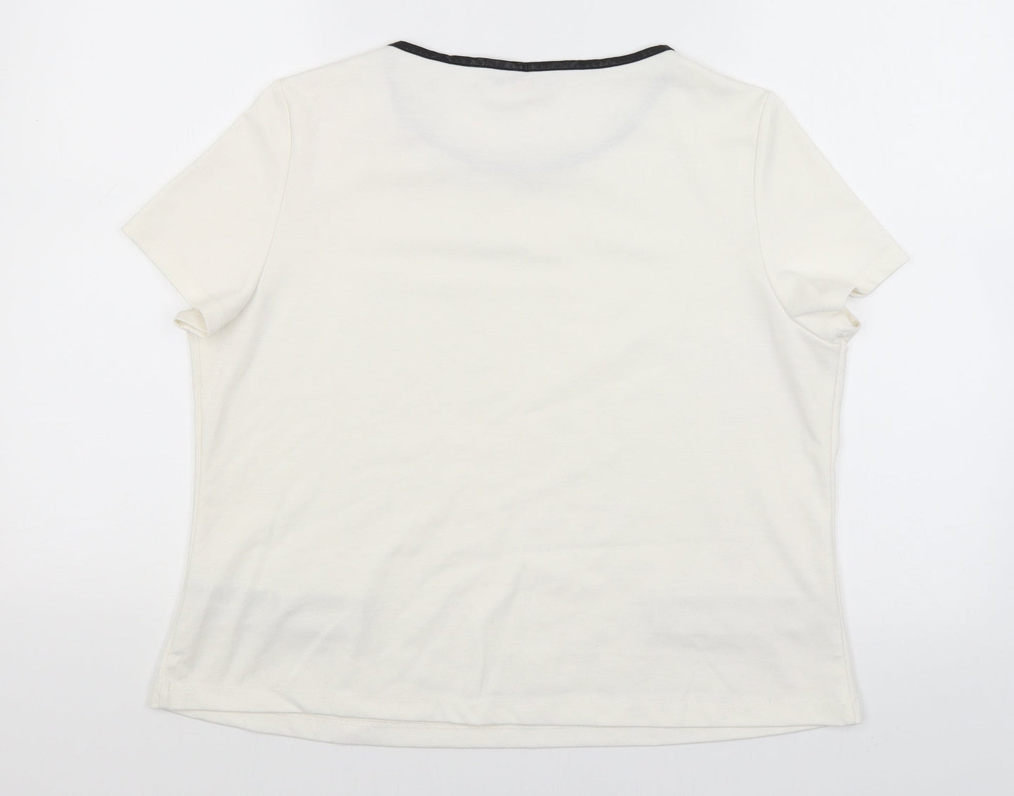Dorothy Perkins Womens White   Basic T-Shirt Size 16