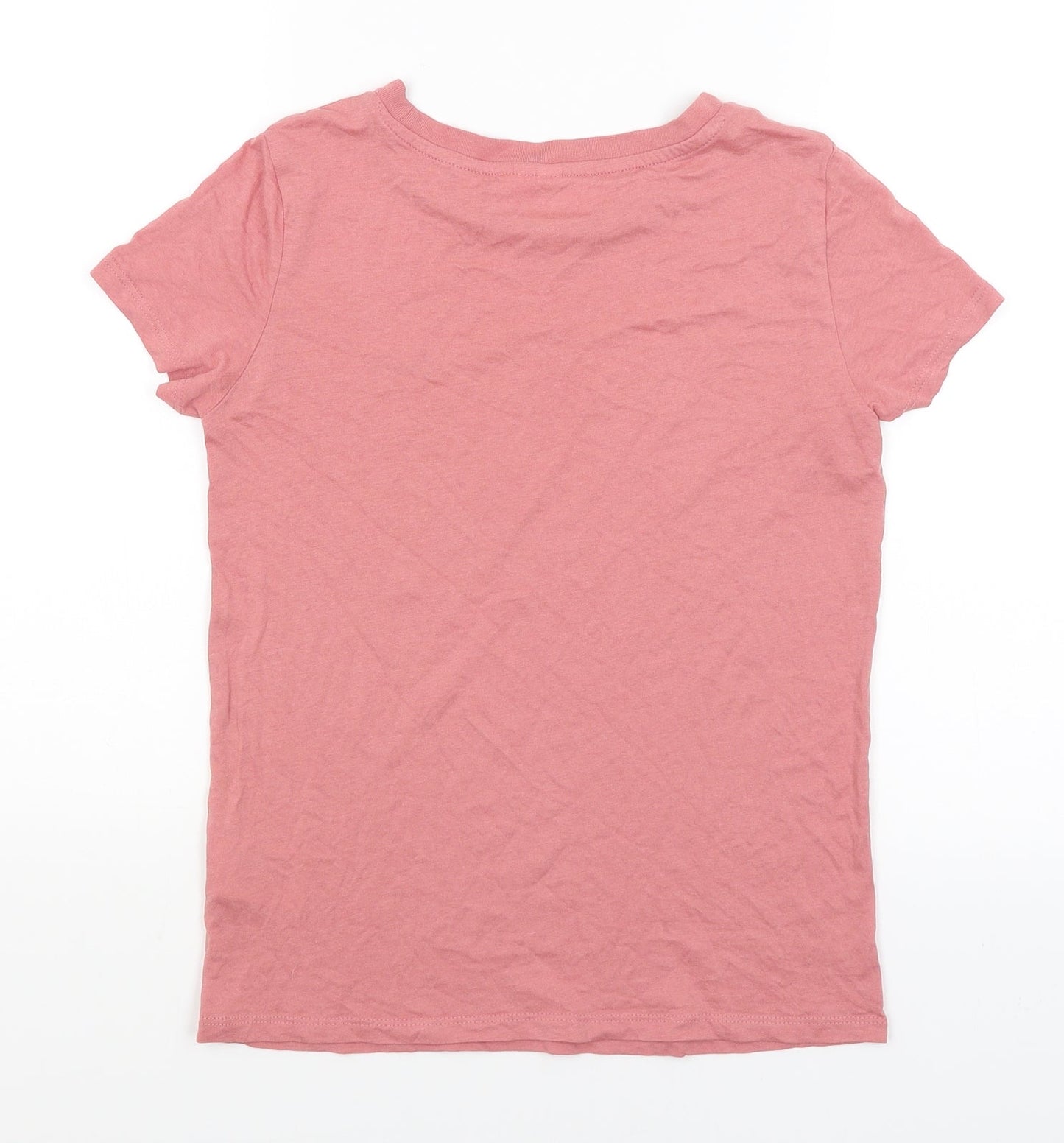 Divided Womens Pink   Basic T-Shirt Size XS