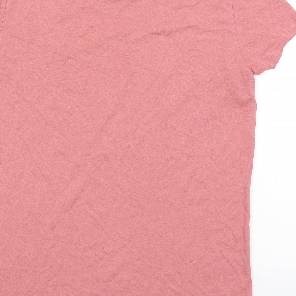 Divided Womens Pink   Basic T-Shirt Size XS