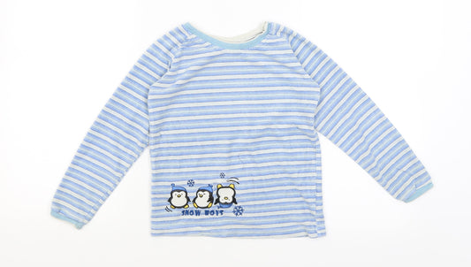 Lupilu Boys Blue Spotted  Basic T-Shirt Size 3-4 Years  - Penguins