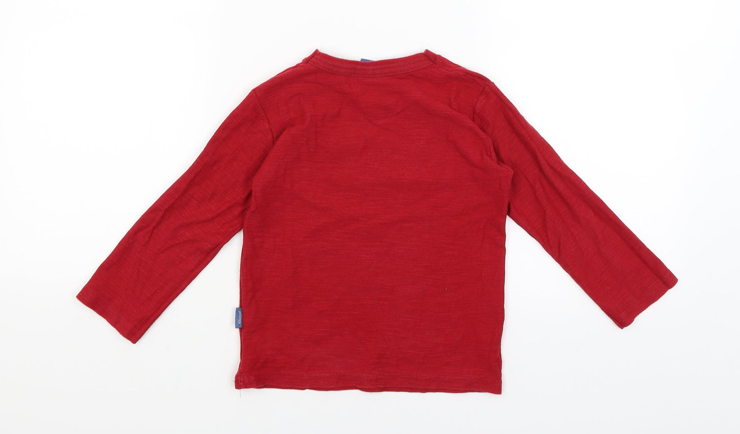 Alakazoo Boys Red   Basic T-Shirt Size 3 Years  - Dog