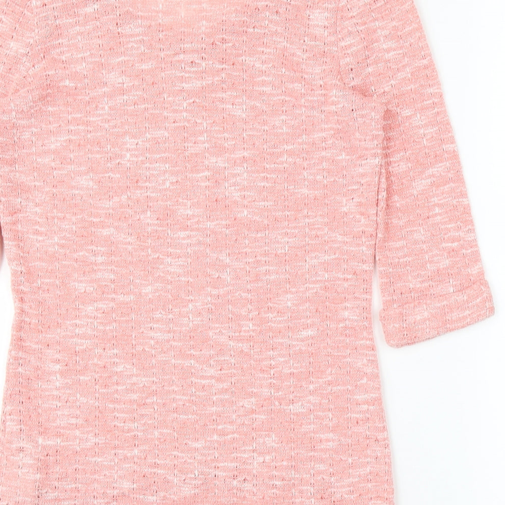 New Look Womens Pink   Tunic Blouse Size 10