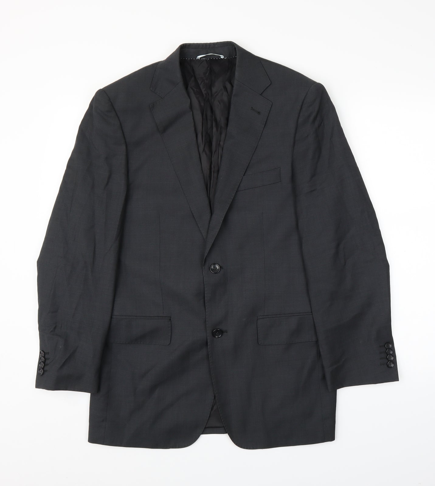 Allen Clark Mens Grey   Jacket Suit Jacket Size 38