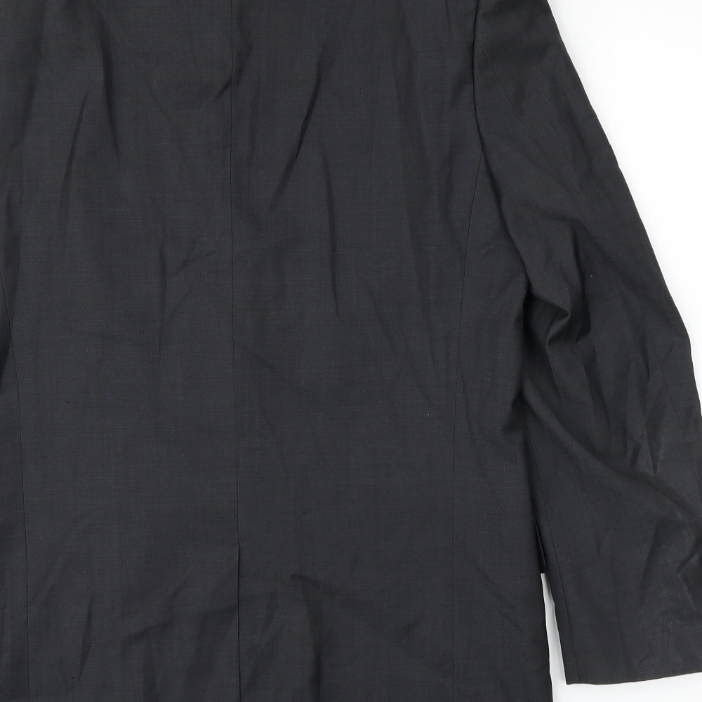 Allen Clark Mens Grey   Jacket Suit Jacket Size 38