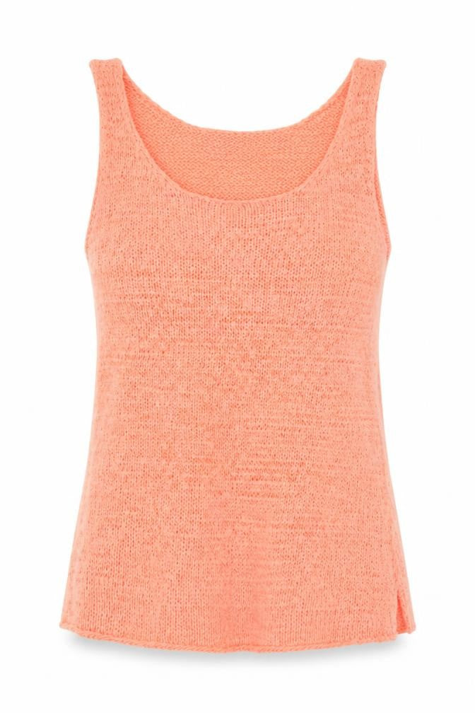 H&M Womens Orange   Basic Tank Size 8