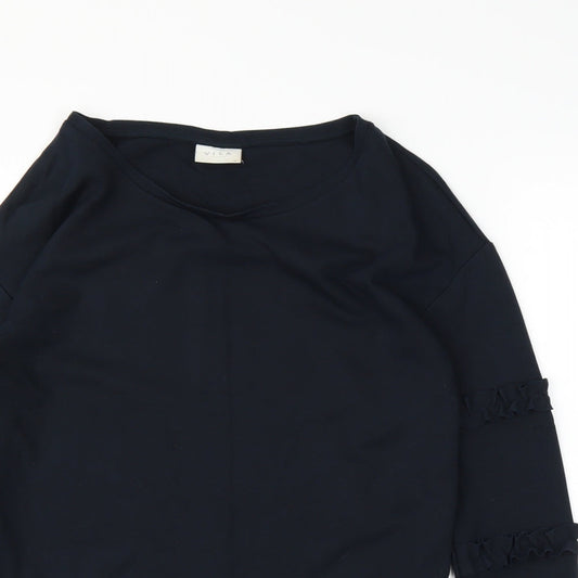 Vila Clothes Womens Blue   Pullover Jumper Size XS