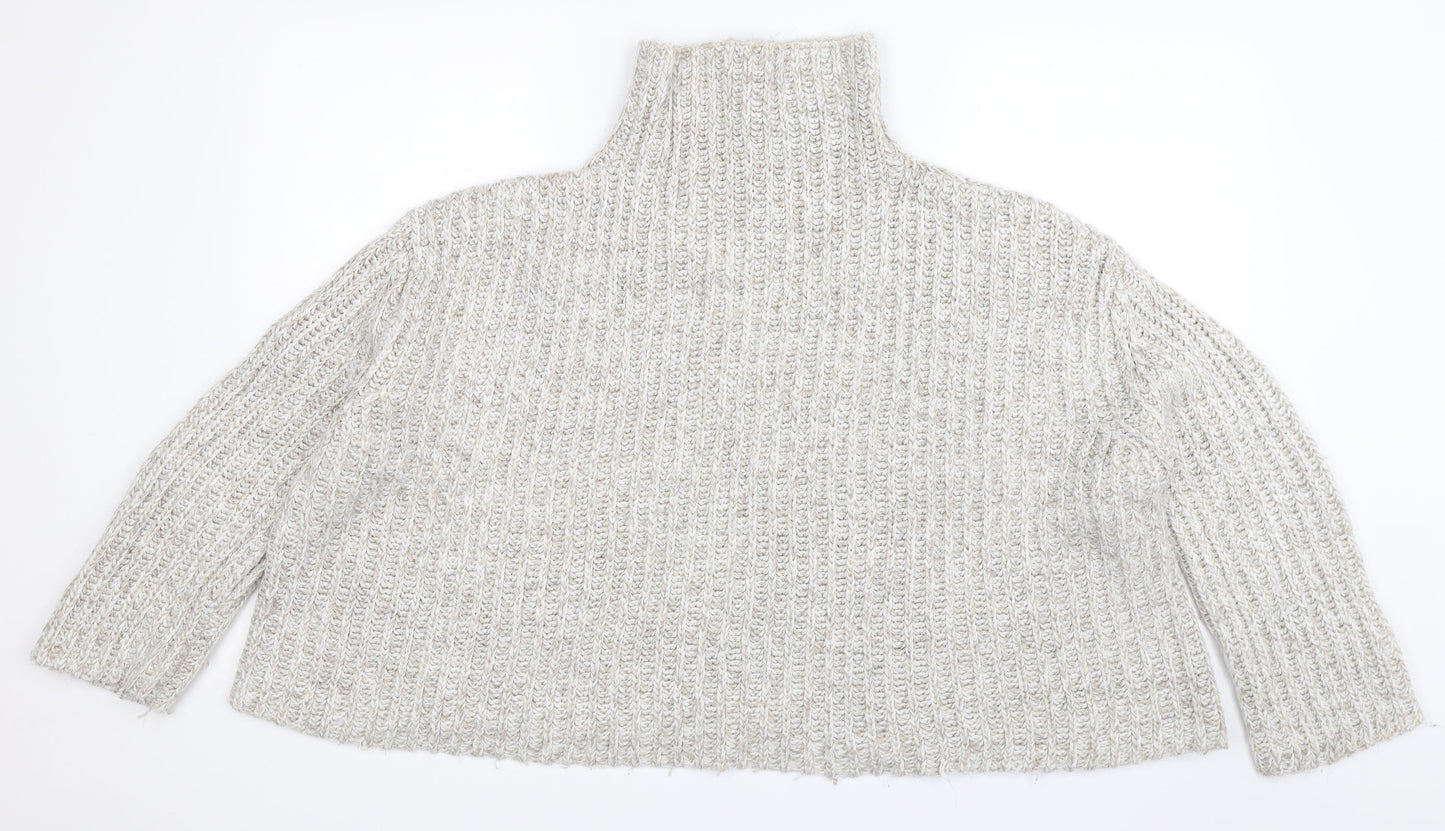 ELVI Womens Beige   Pullover Jumper Size L