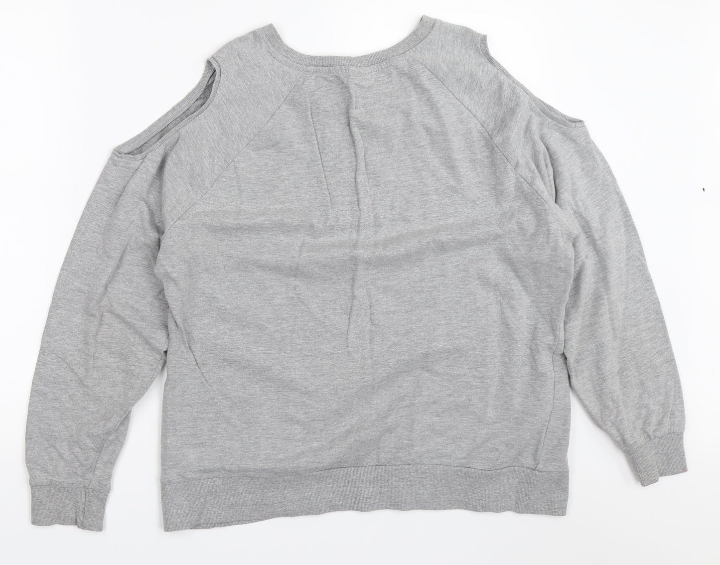 Matalan Womens Grey   Pullover Sweatshirt Size 14  - mickey mouse