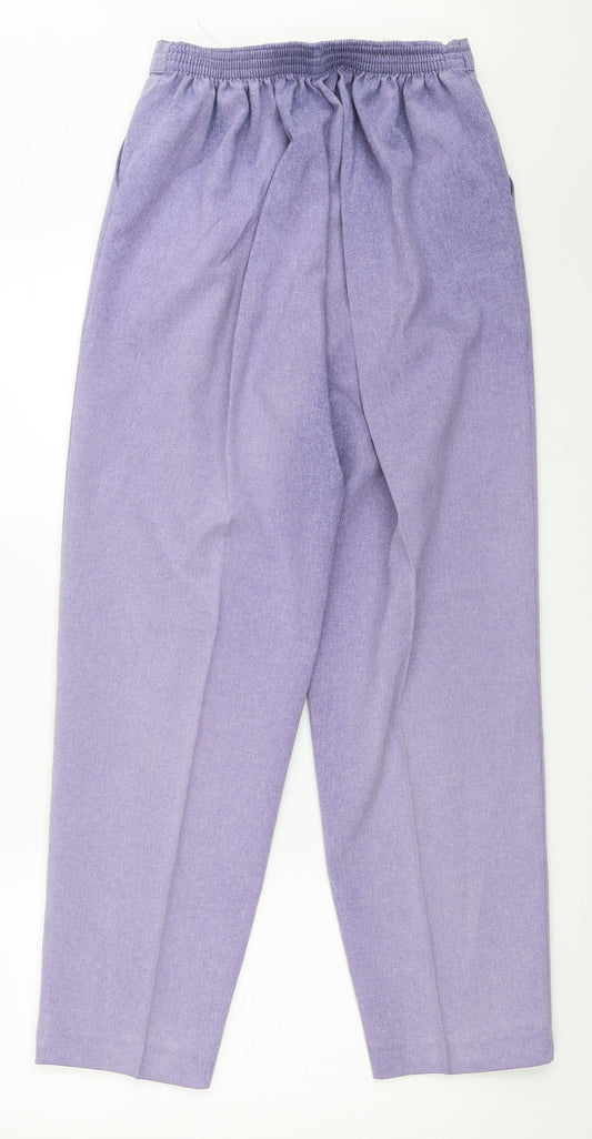 Bonmarché Womens Purple   Trousers  Size 12 L28 in