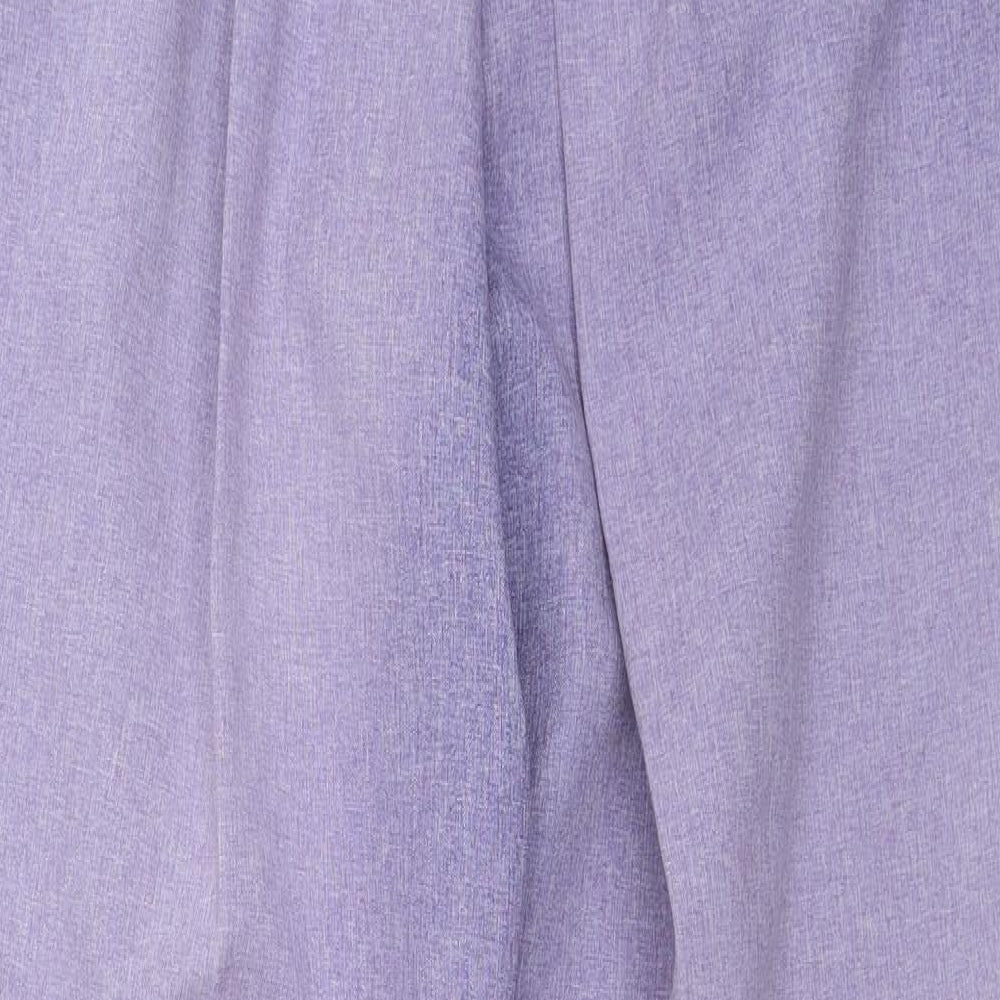 Bonmarché Womens Purple   Trousers  Size 12 L28 in