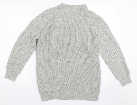 Papaya Womens Grey   Cardigan Jumper Size M