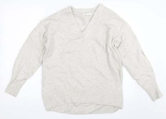H&M Womens Beige   Pullover Jumper Size S