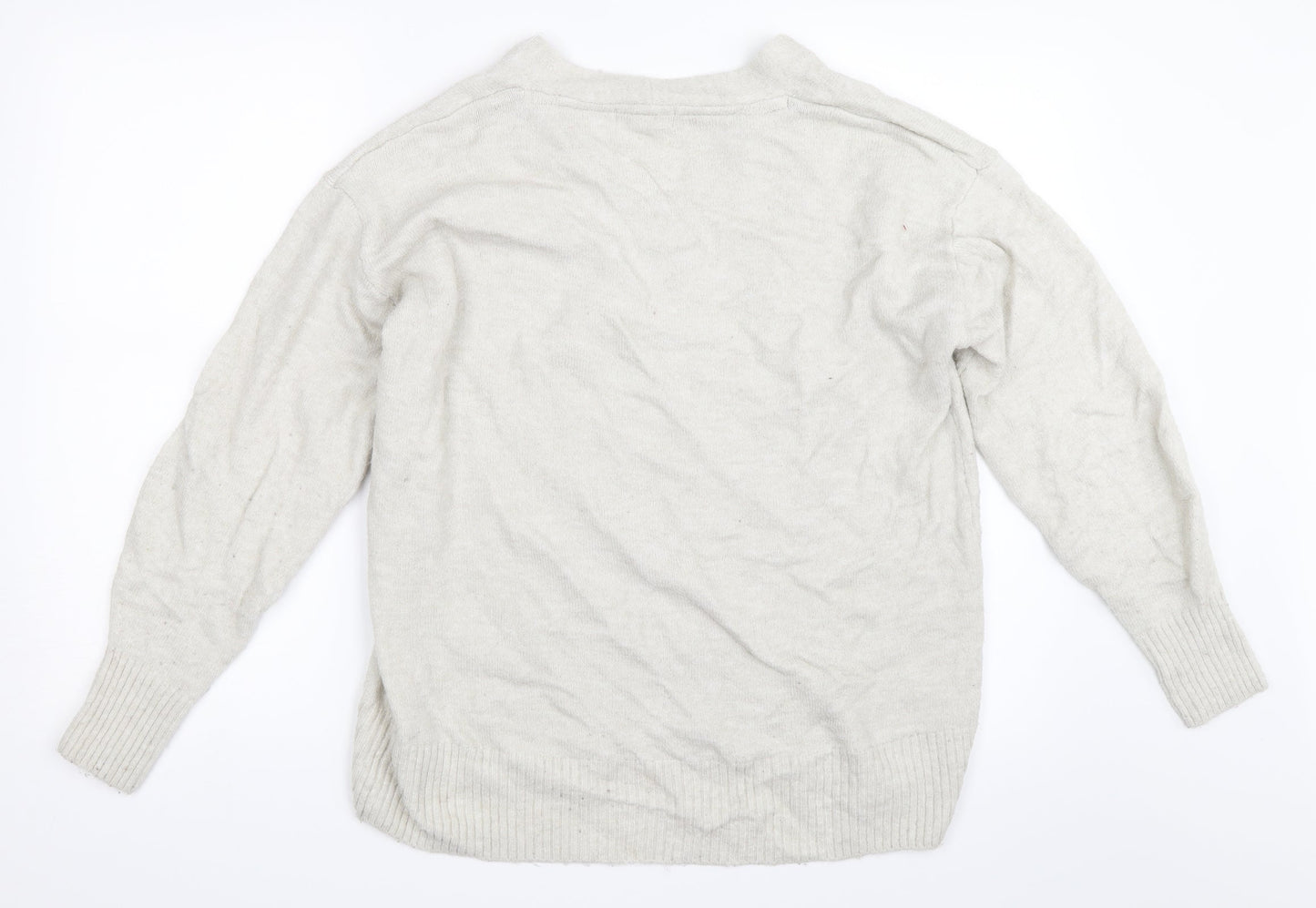 H&M Womens Beige   Pullover Jumper Size S